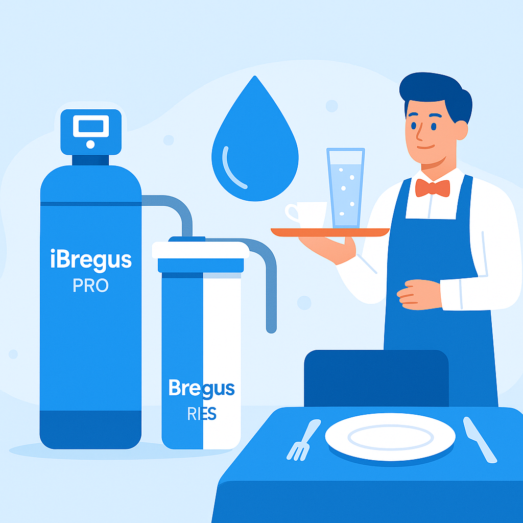 Smart water filtration for food service